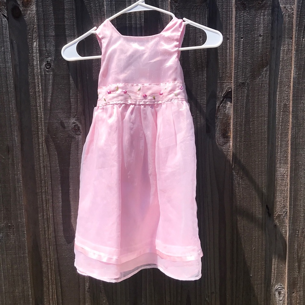 Laura Ashley pink dress